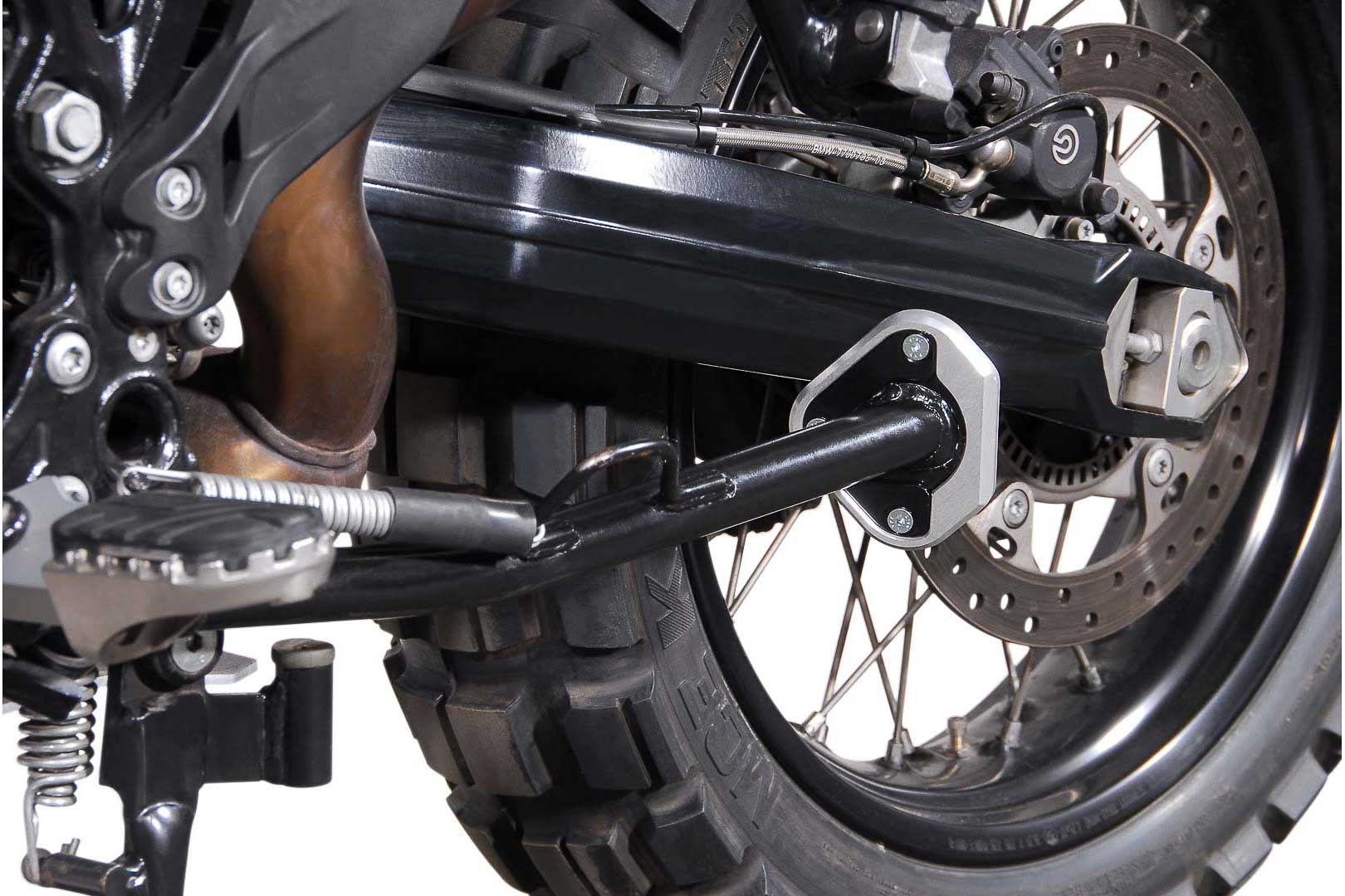 Extensie SW-Motech pentru piciorul lateral - Negru/argintiu. BMW F 800 GS/Adv, Husqvarna TR650. Figura 4
