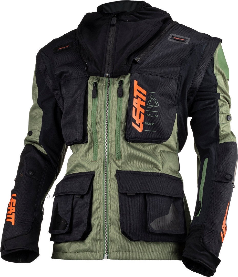 Leatt 5.5 Enduro 2023 Giacca Motocross nero/verde L Figura 1
