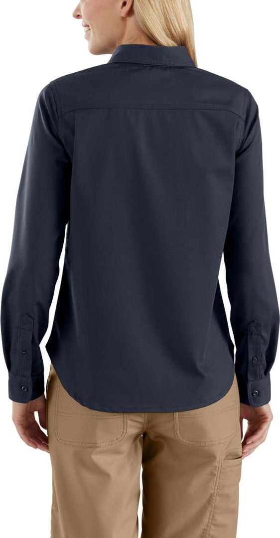 Carhartt Rugged Professional Dames Shirt Donkerblauw XL Figuur 2