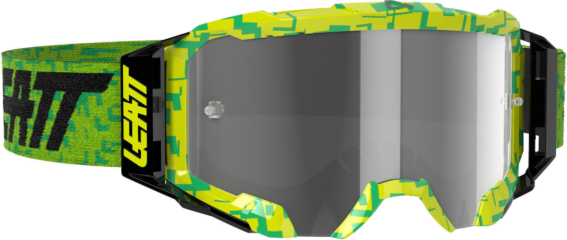 Leatt Velocity 5.5 Ochelari de motocross verde/galben Figura 1