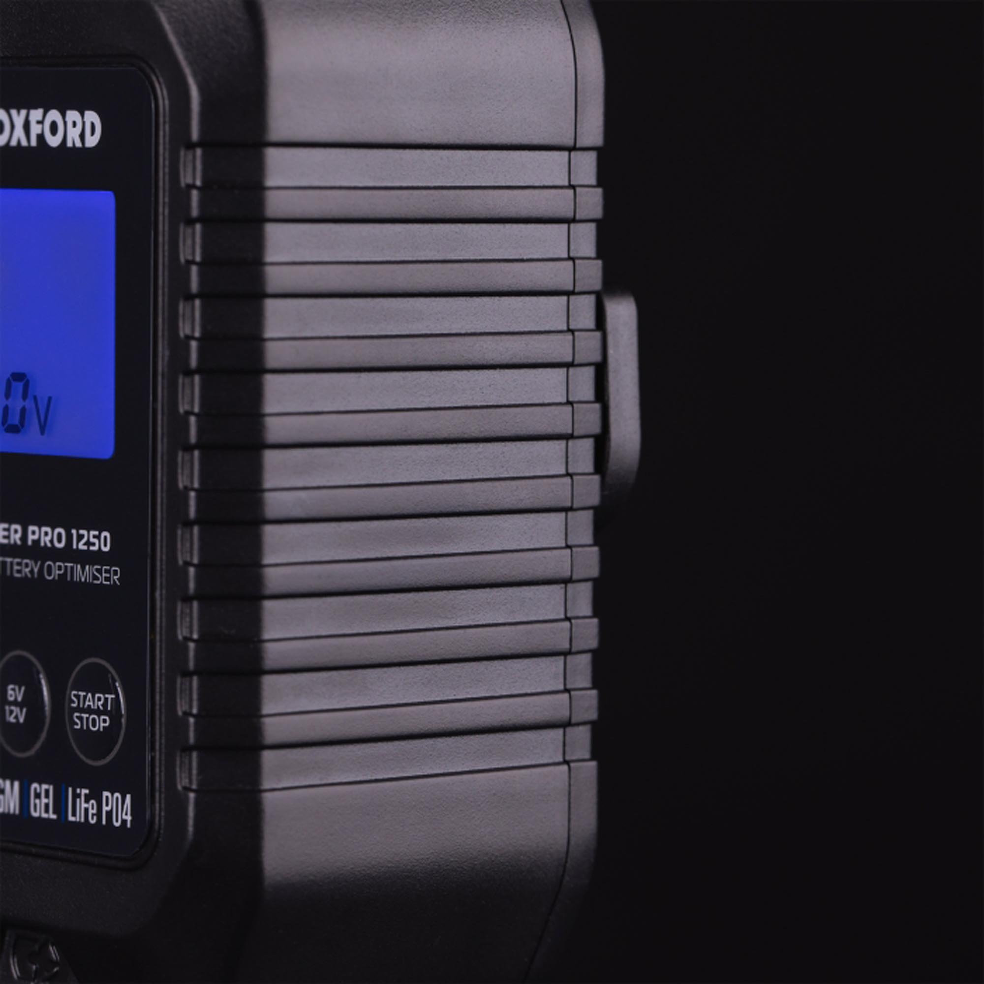 Oxford Oximiser Pro 1250 Batterilader EU-plugg Figur 5