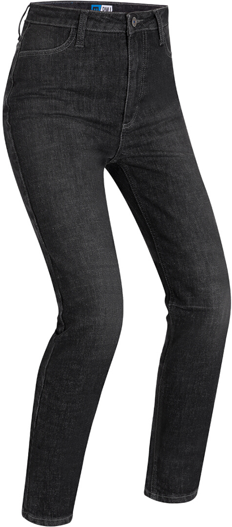 PMJ Sara Damer Motorcykel Jeans Sort 36 Figur 1