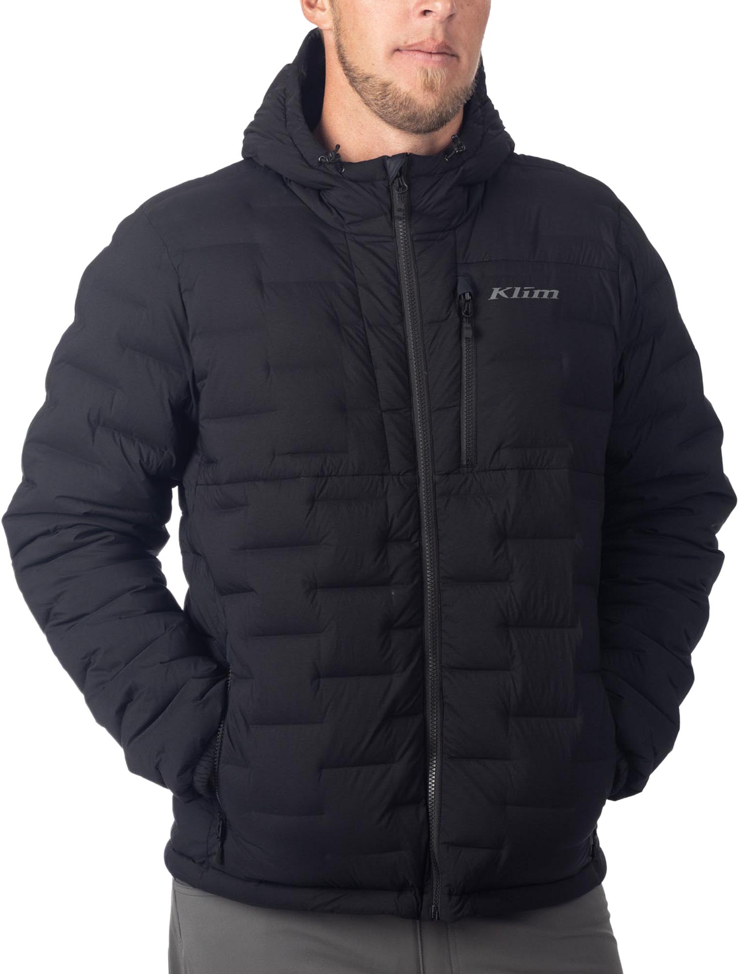 Klim Boulder Stretch Dunhættejakke Sort 3XL Figur 3