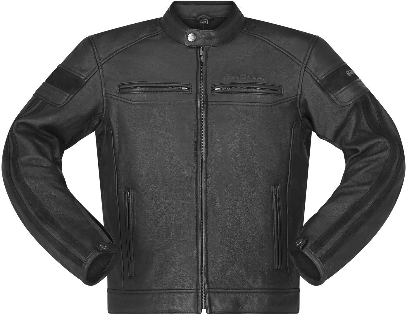 Richa Retro Racing 4 Black Edition Motorcycle Leather Jacket 56 Figure 2