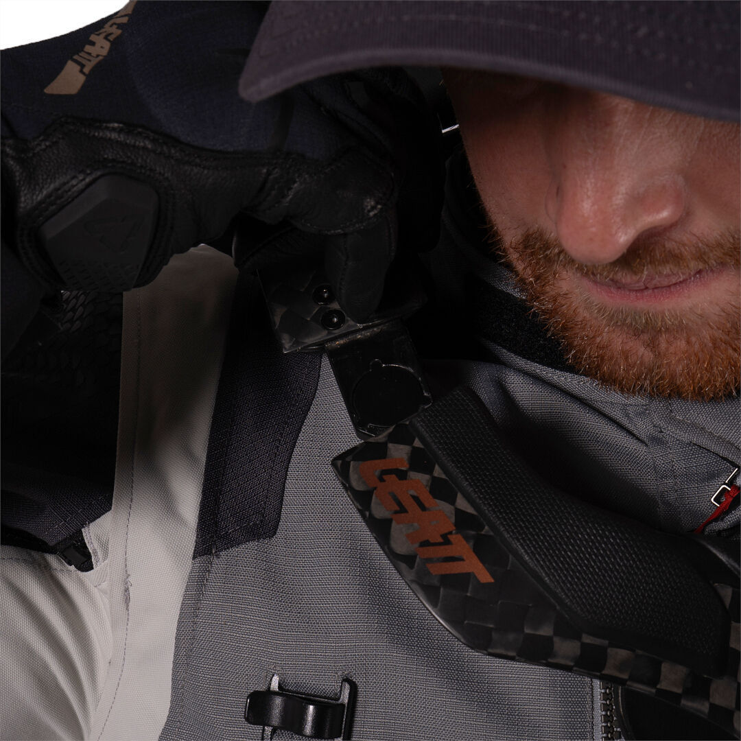 Leatt ADV Multitour 5.5 waterproof Motorcycle Textile Jacket grey/red L Figure 11