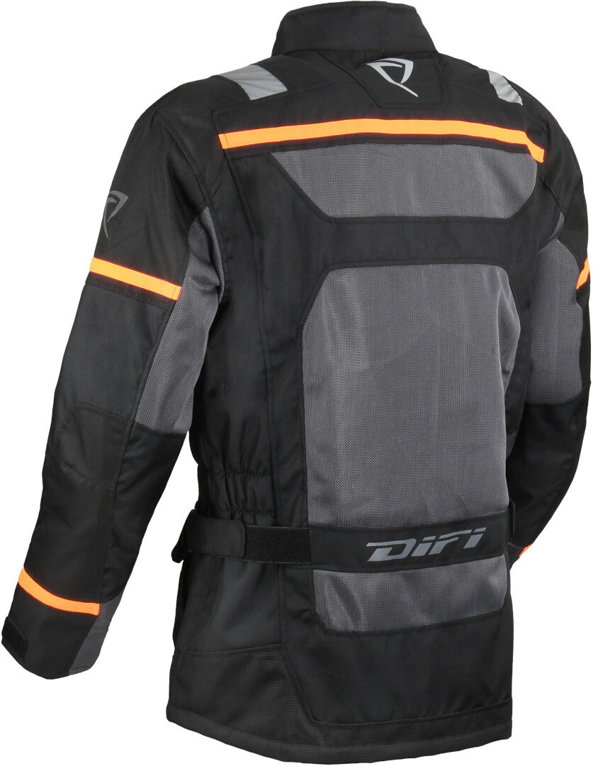 DIFI Kalahari Air Motorcycle Textile Jacket black/grey/orange XL Figure 2