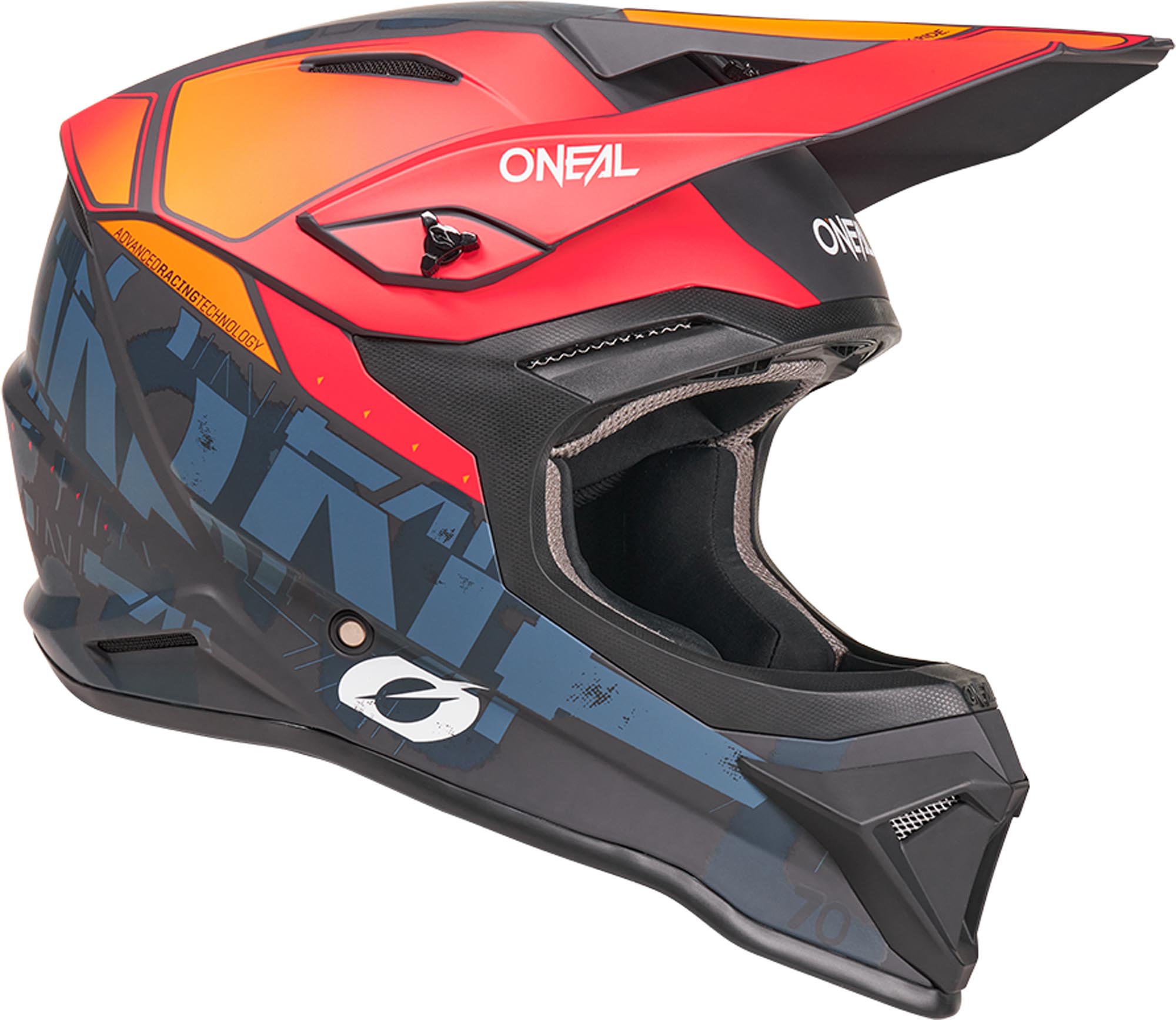 Oneal 1SRS Voltixx Motocrosshjelm sort/orange M (57/58) Figur 6