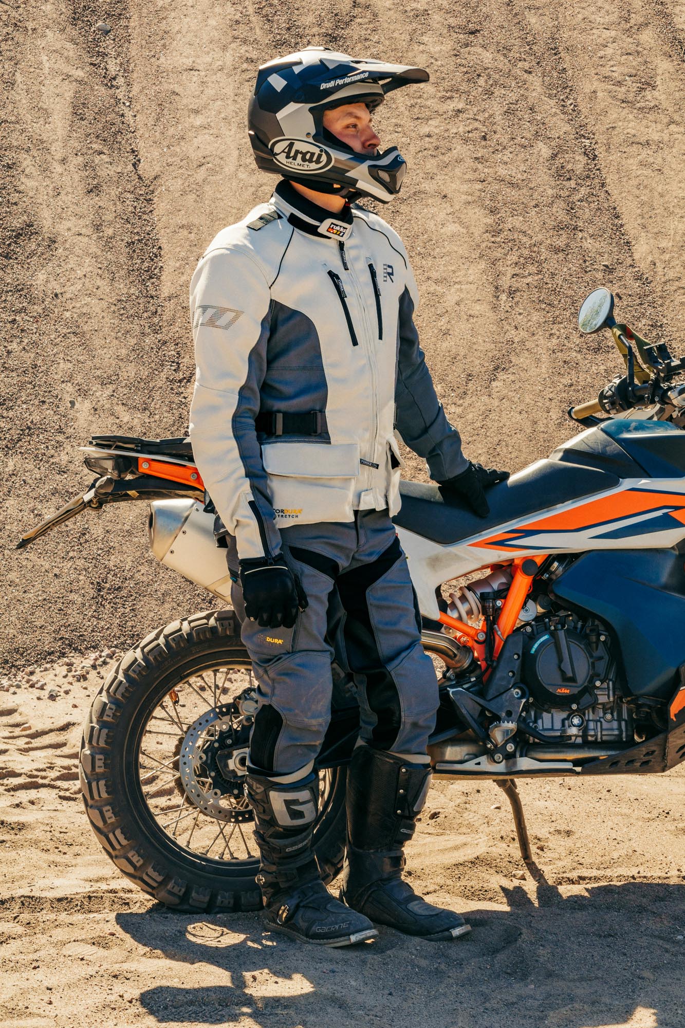 Rukka AirTacama Moto textilní bunda světle šedá/antracitová 64 Obrázek 4