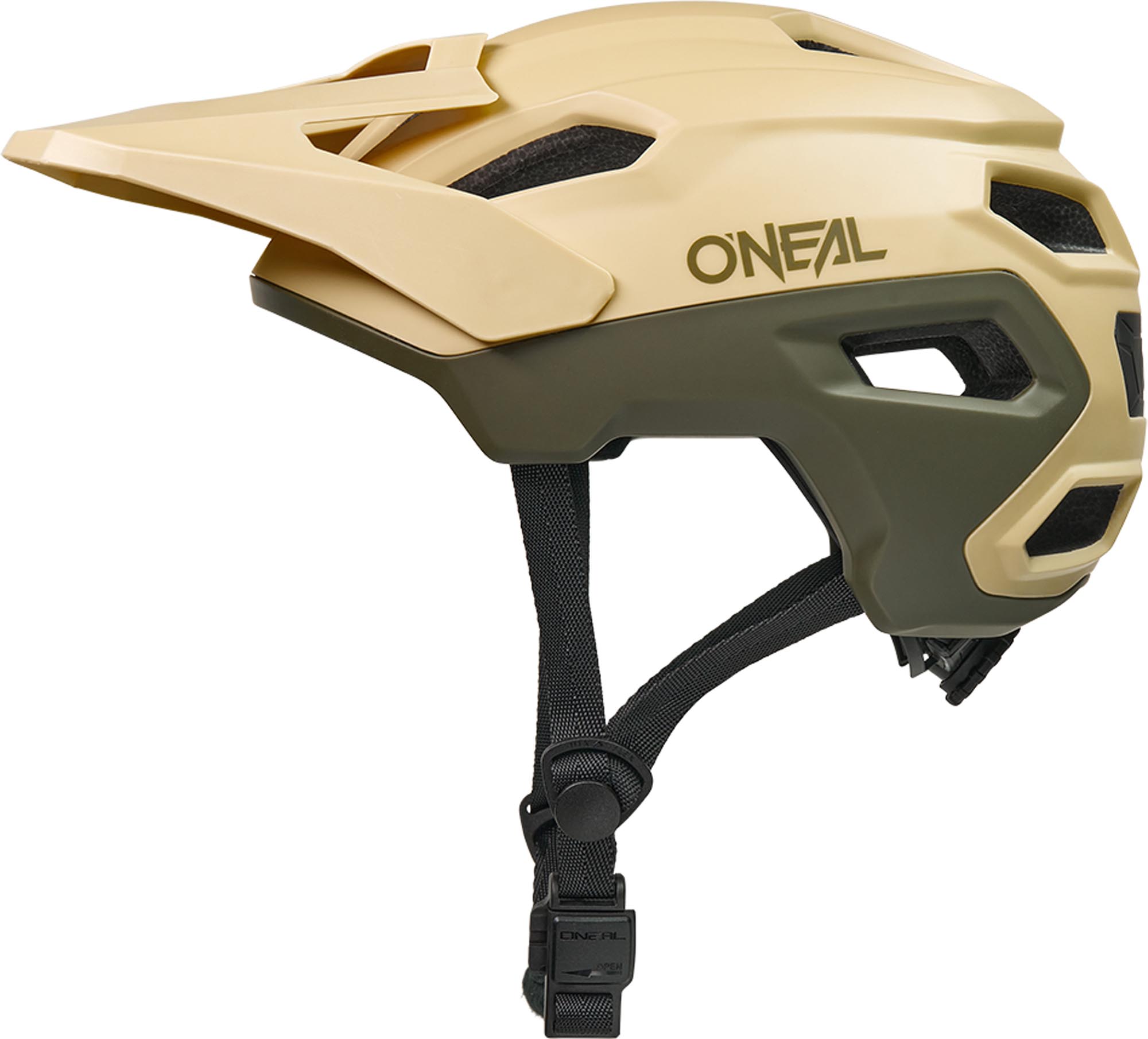 Oneal Trailfinder Evo Solid Kolesarska čelada Green/Sand S/M (54-58) Slika 2