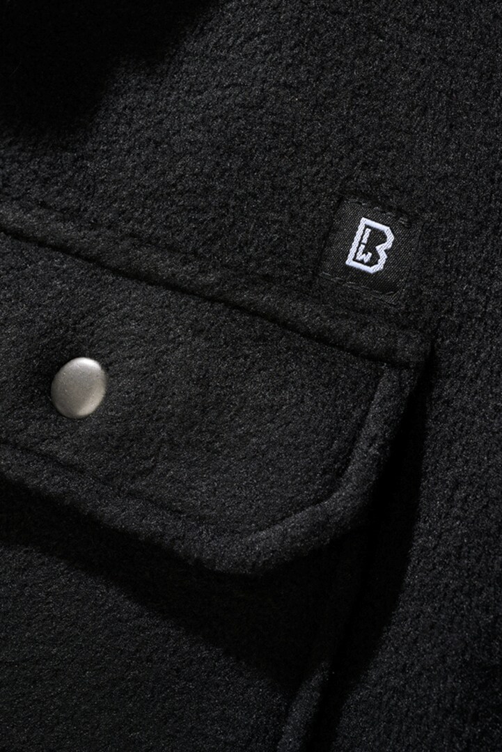Brandit Jeff Fleece Skjorta svart M Figur 3