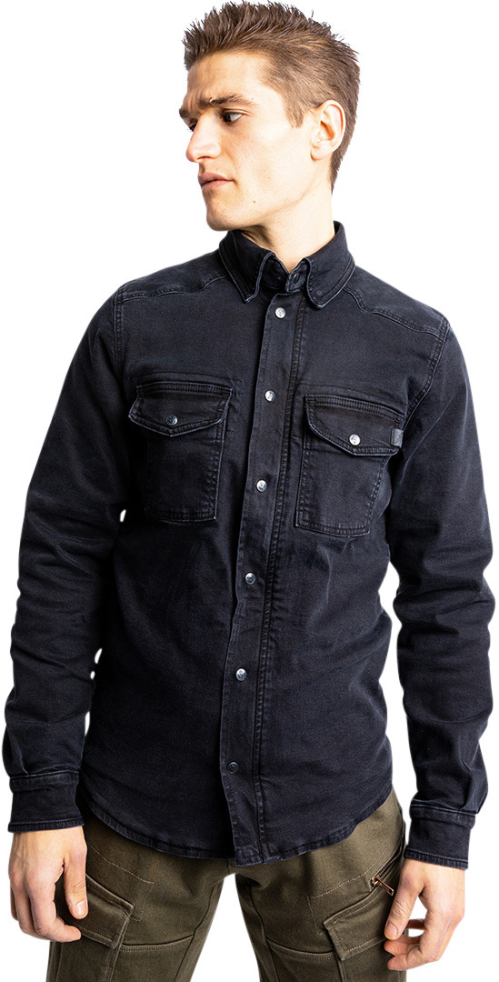 John Doe Motoshirt XTM Denim Camicia da moto nero L Figura 16
