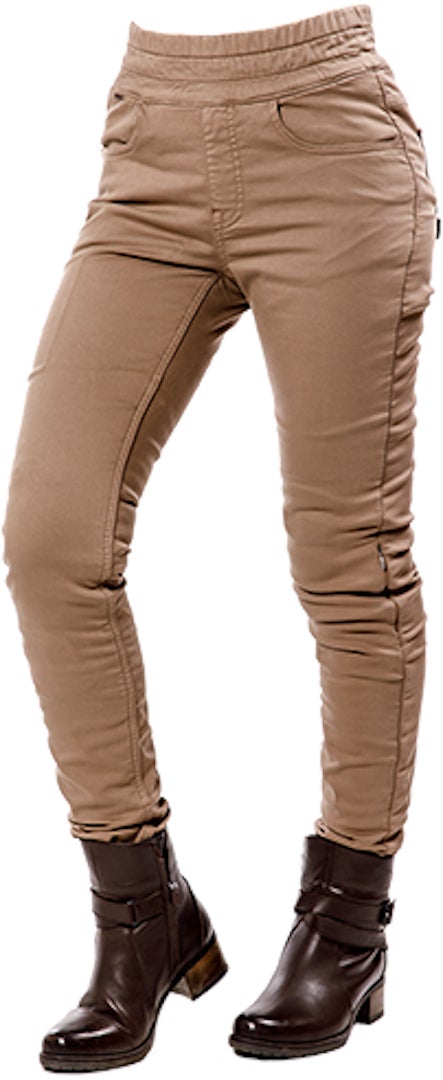 Overlap Jane Dames motorfiets legging Beige 34 Figuur 1