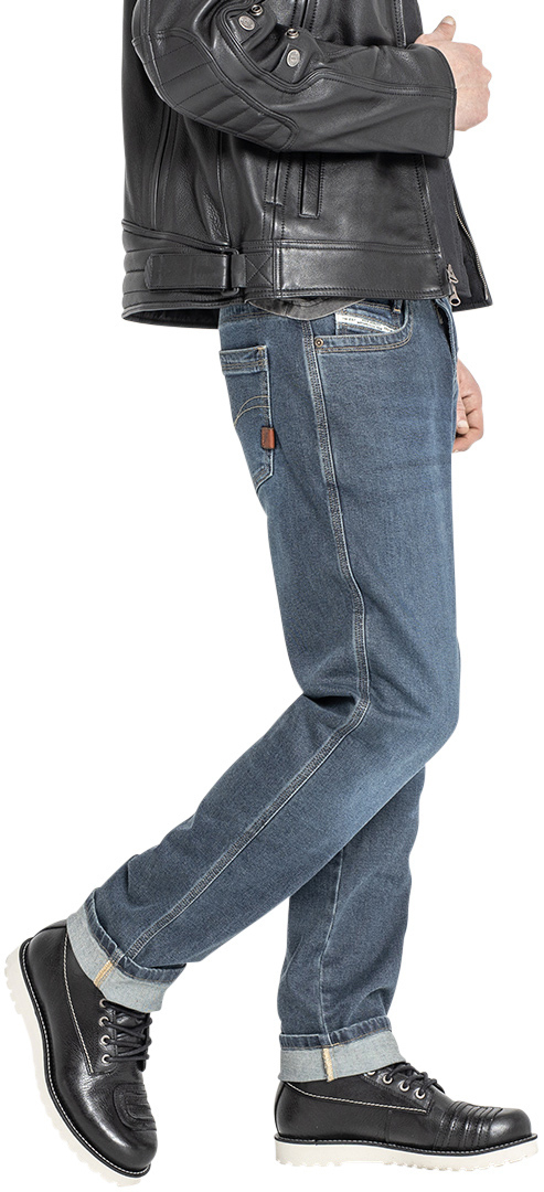John Doe Taylor Mono Jeans da moto blu 34 L30 Figura 6