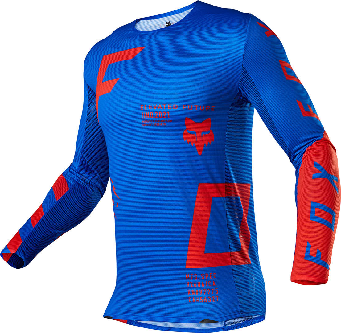 FOX Flexair RIGZ Motocross Jersey azul XL Figura 1