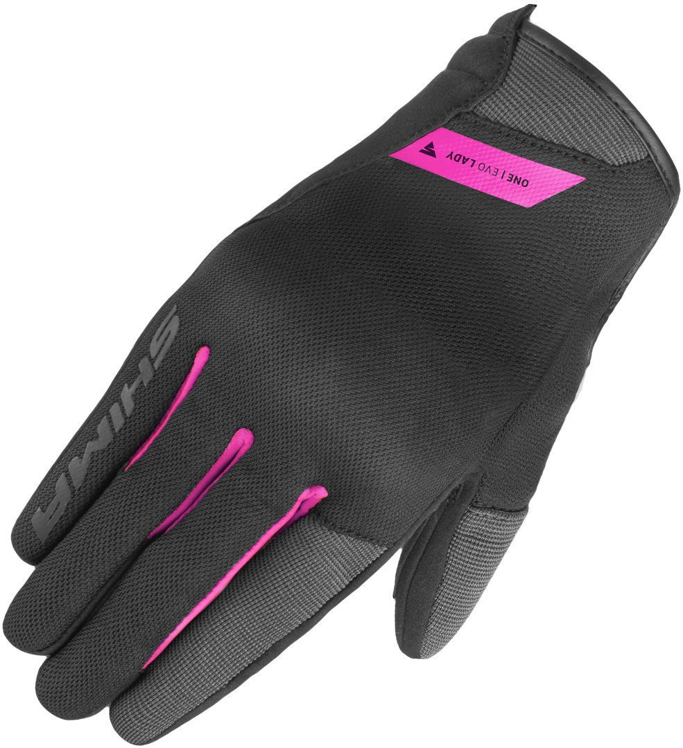 SHIMA One Evo Motorcykelhandsker til damer sort/pink M Figur 1