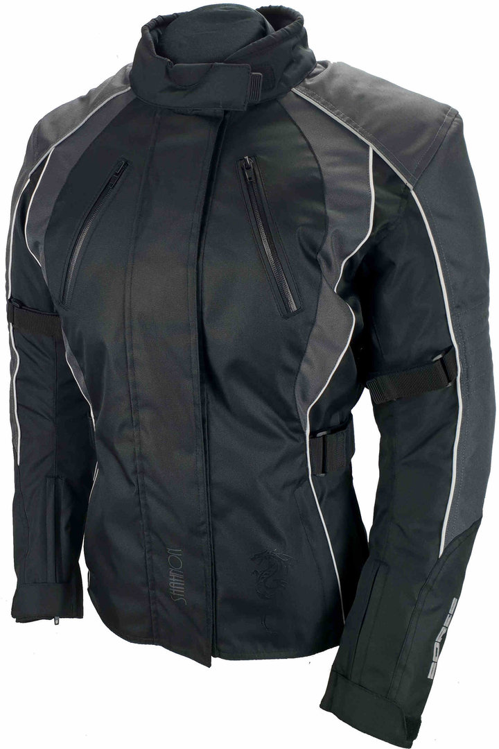 Bores Shanon Damen Textiljacke schwarz/grau XL Abbildung 1