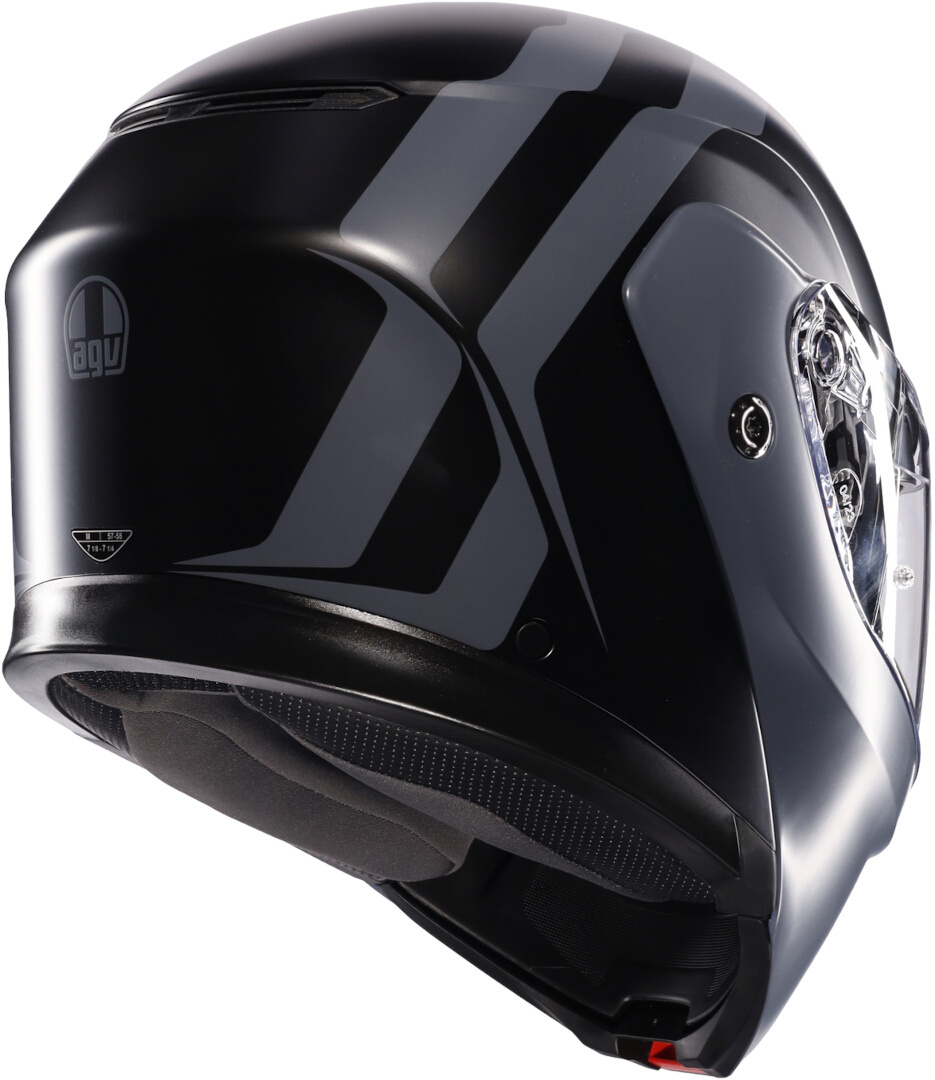 AGV Streetmodular Resia 2.0 Hjelm sort mat/grå M (57/58) Figur 6