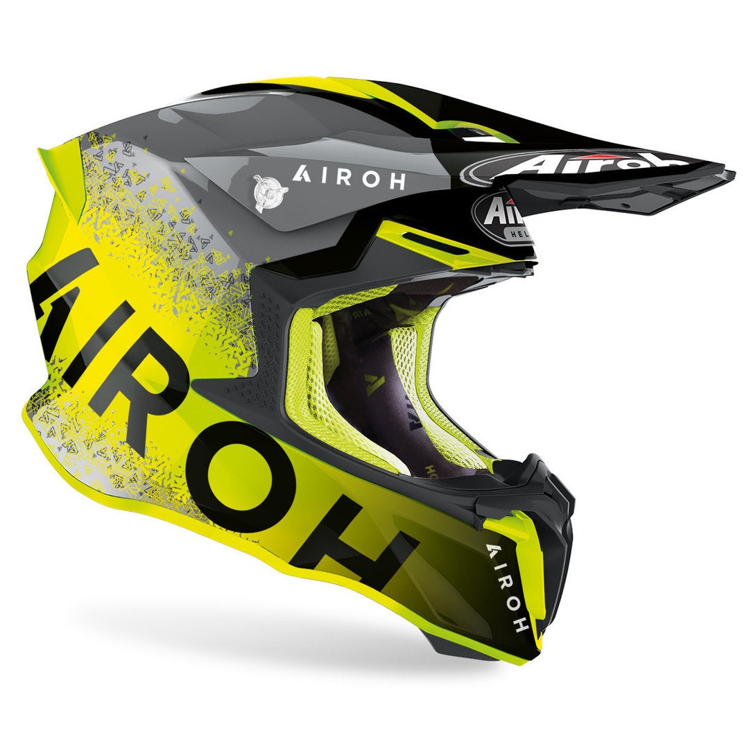 Airoh Twist 2.0 Bit Motocross Helm grau/gelb L (59/60) Abbildung 2