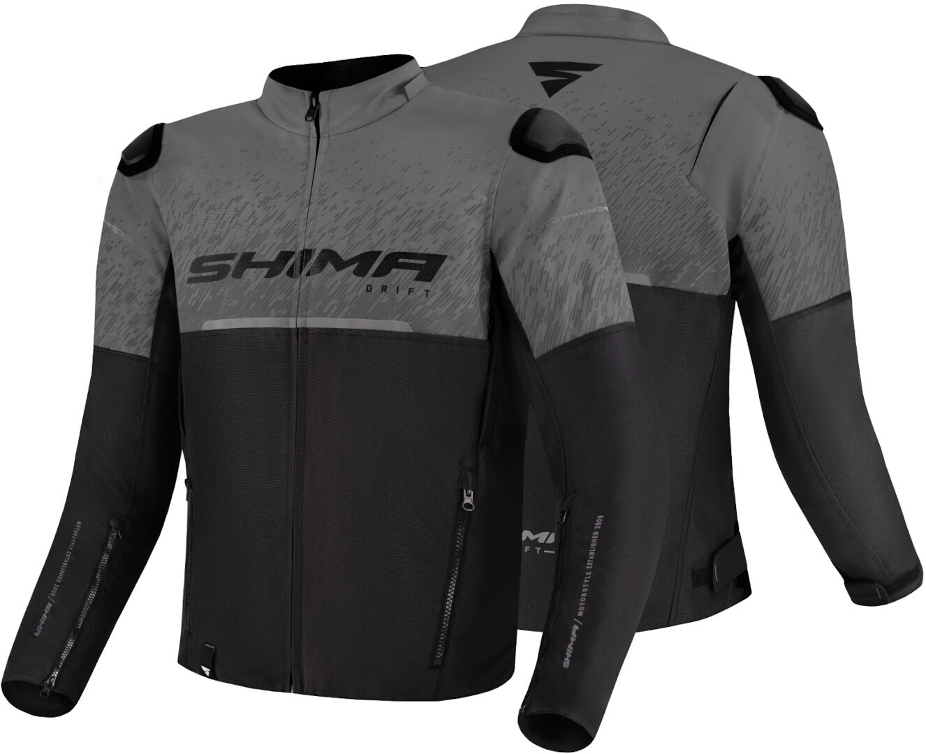 SHIMA Drift Motorcycle Textile Jacket black/grey 3XL Figure 3