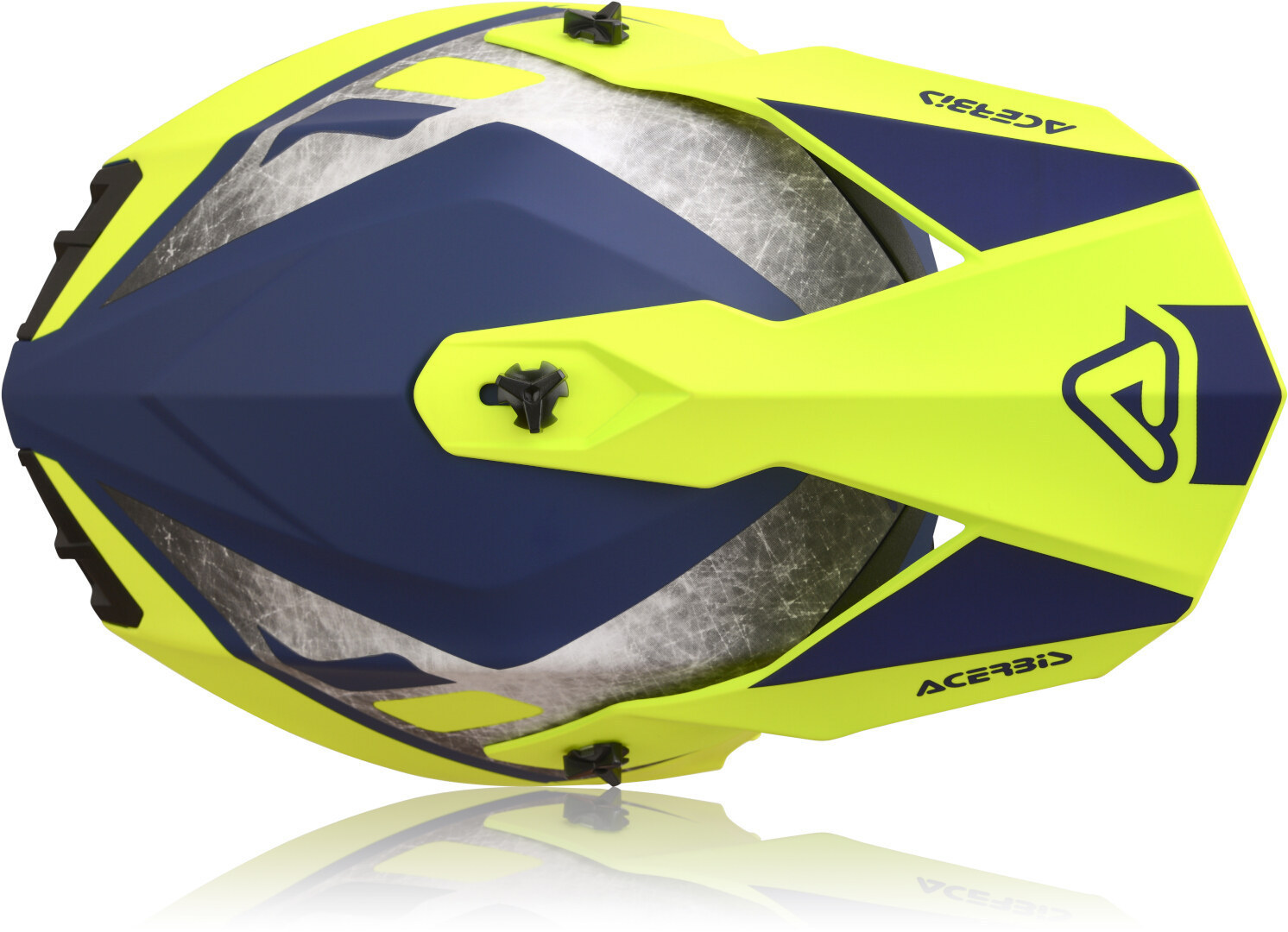 Acerbis Linear Casco Motocross giallo/blu S (55/56) Figura 2