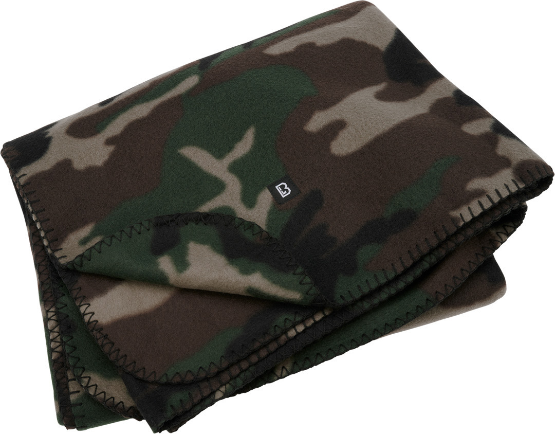 Brandit Pătură de fleece Negru/Camuflaj Figura 2