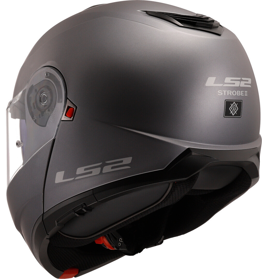 LS2 FF908 Strobe II Solid ヘルメット チタンマット L(59/60) 図3