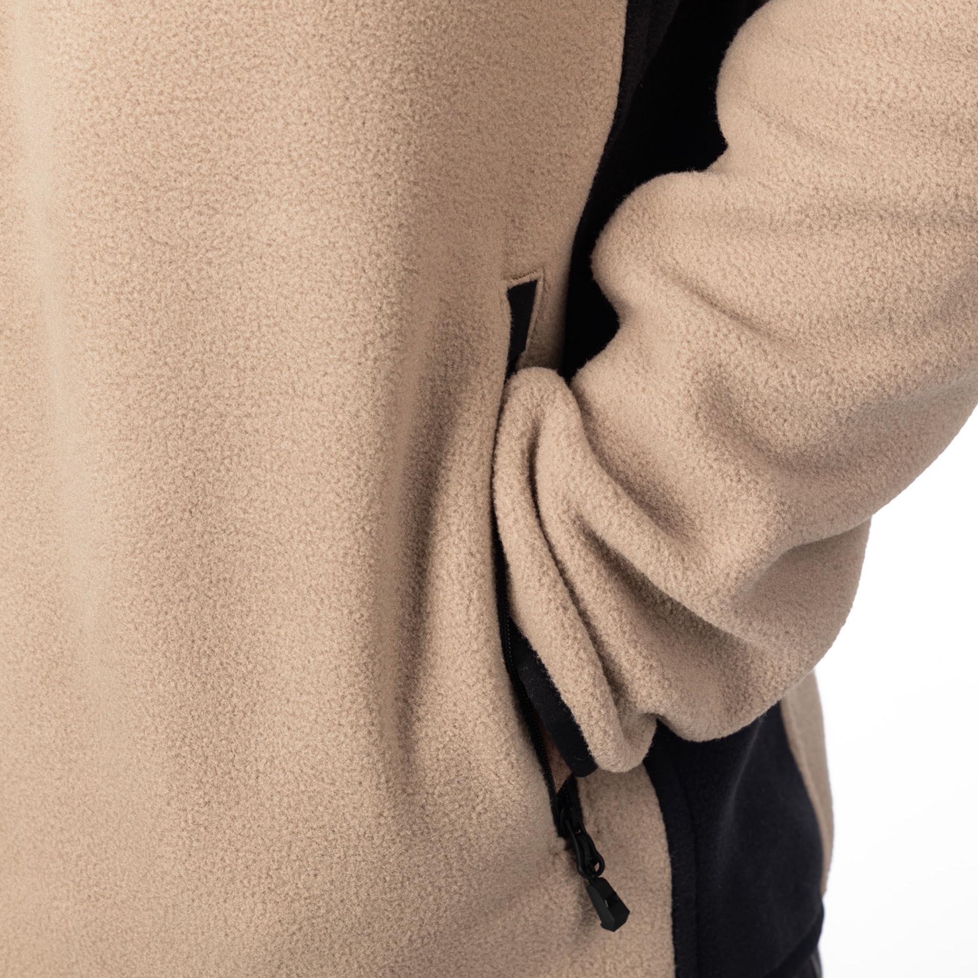Side view of Klim Teton Crest Fleece Hooded Jacket