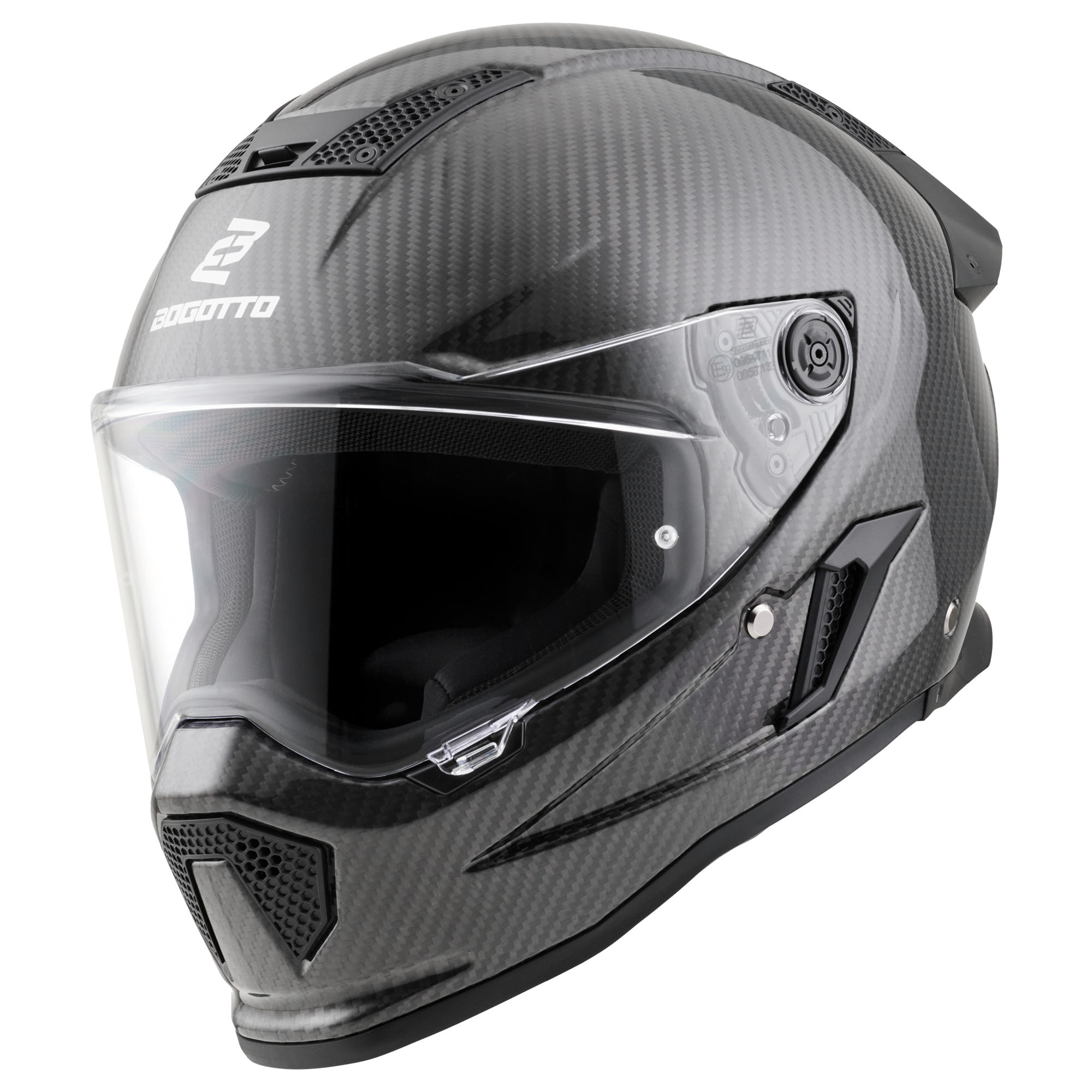 Bogotto Rapto Carbon Helm schwarz XL Abbildung 9