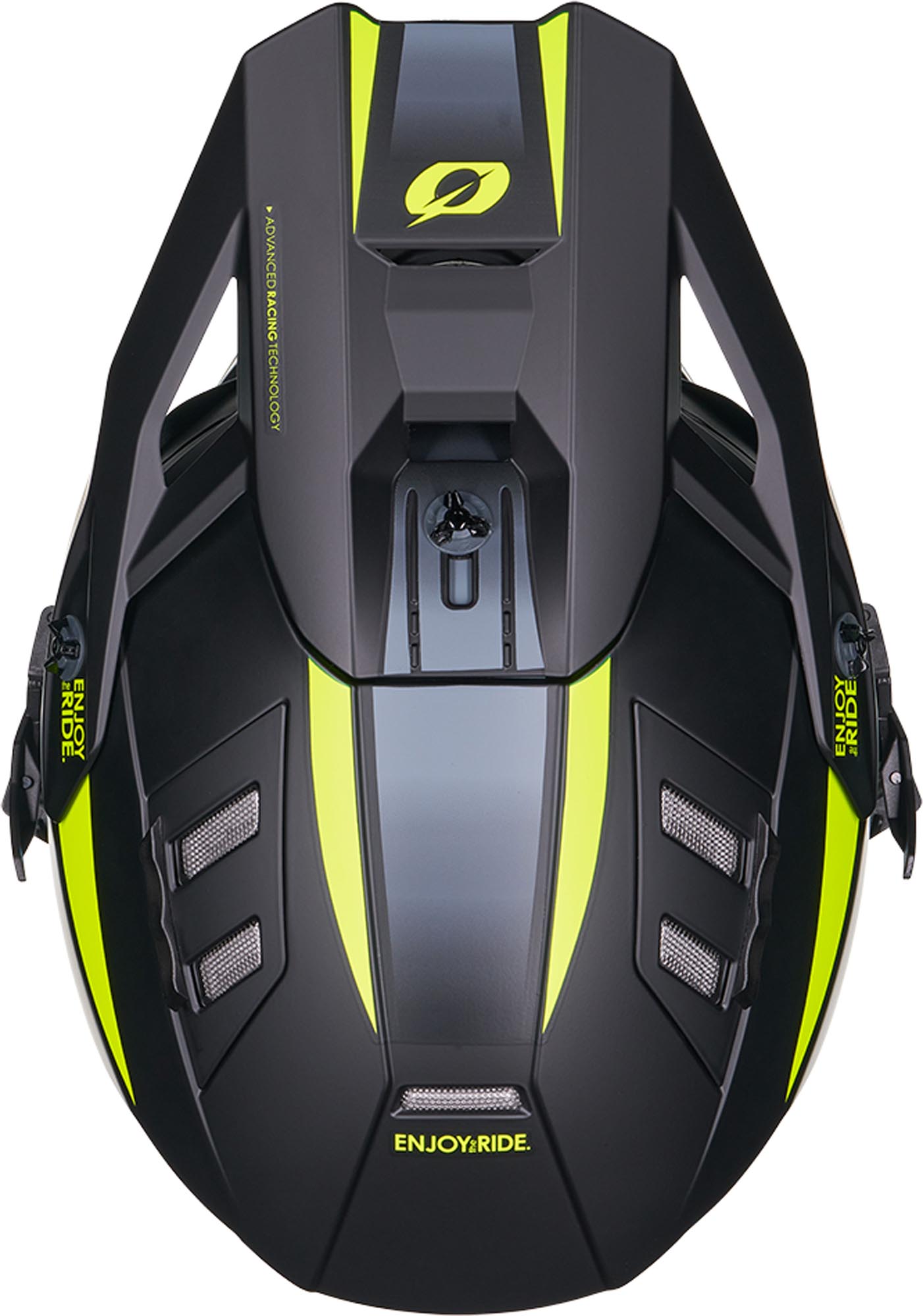 Oneal EX-SRS Magma Casque de motocross Noir/Néon/Jaune S (55/56) Figure 9