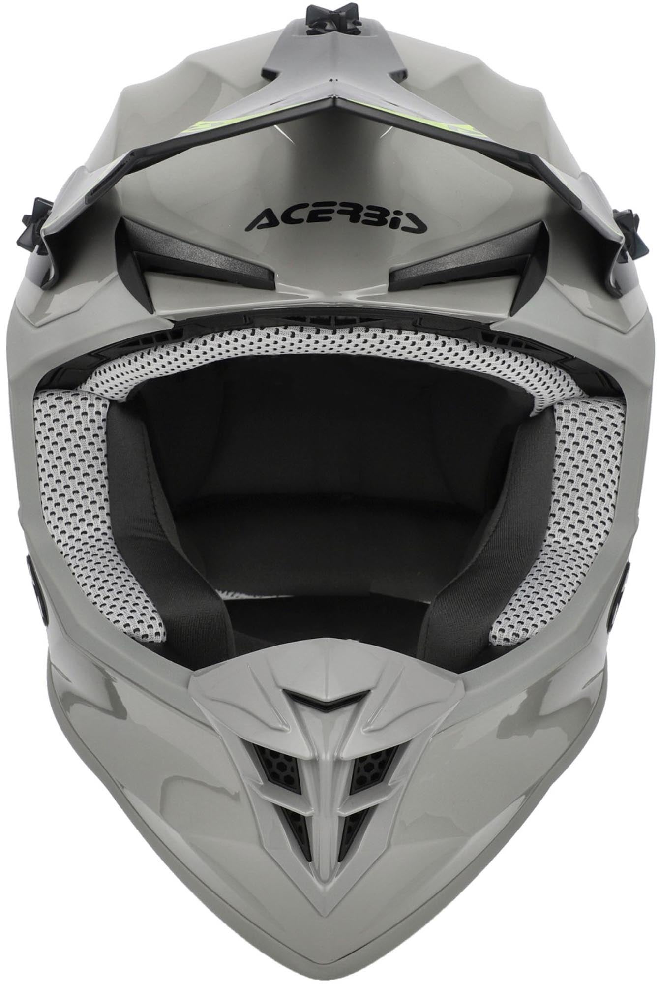 Acerbis Linear Motocross hjälm ljusgrå/neon L (59/60) Figur 4