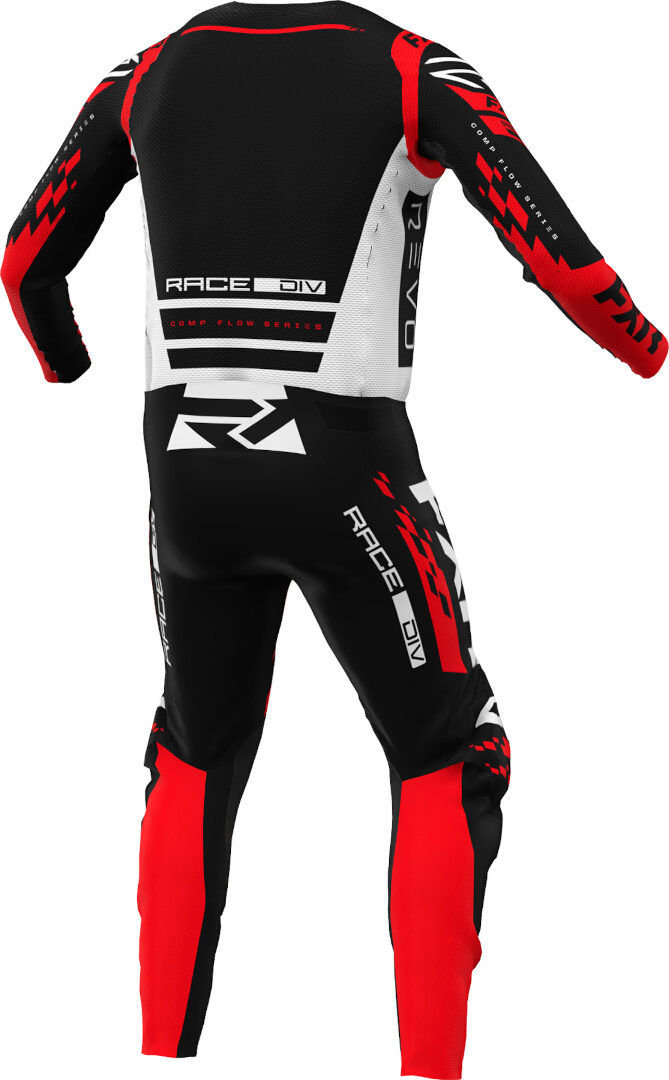 FXR Revo Comp Motocross bukser sort/rød 30 Figur 4