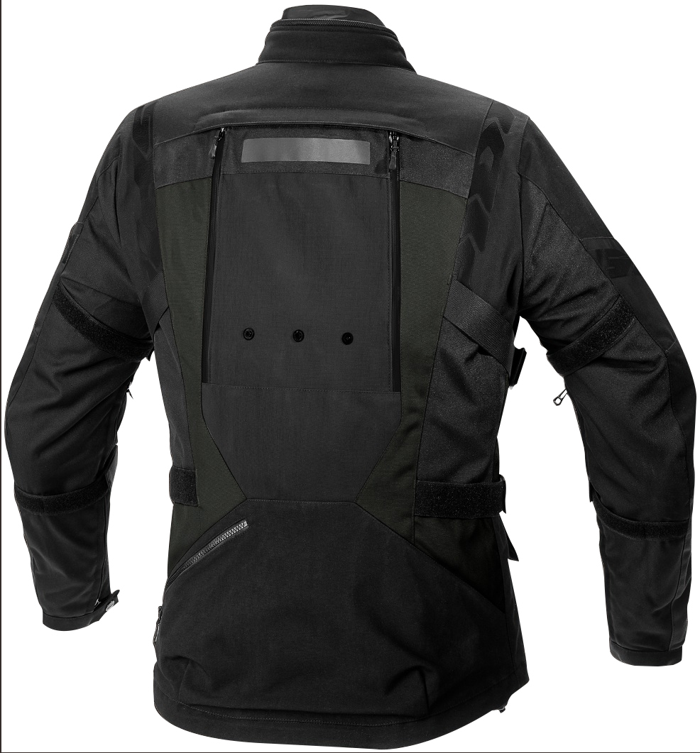 Spidi 4 Season Evo H2Out Motorcycle Textile Jacket black/green L Figure 4