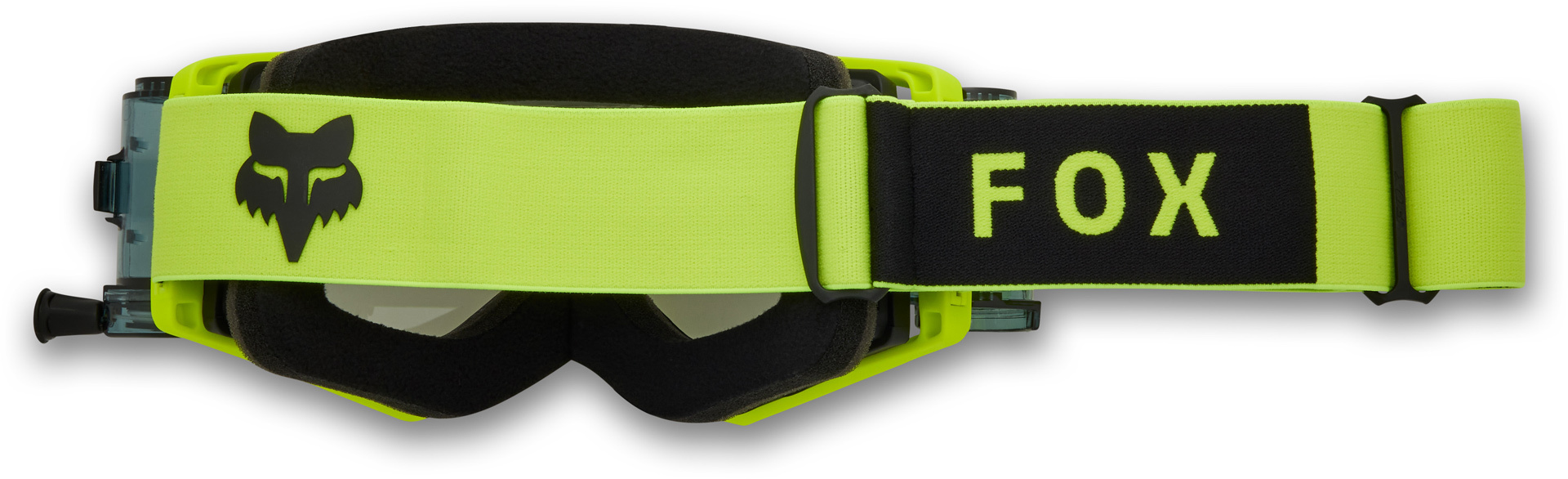 FOX Airspace Roll-Off Ochelari de motocross galben Figura 2