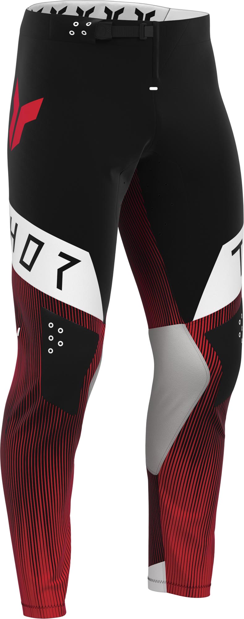 Thor Sportmode Vanish Motocross Pants black/red 36 Figure 4