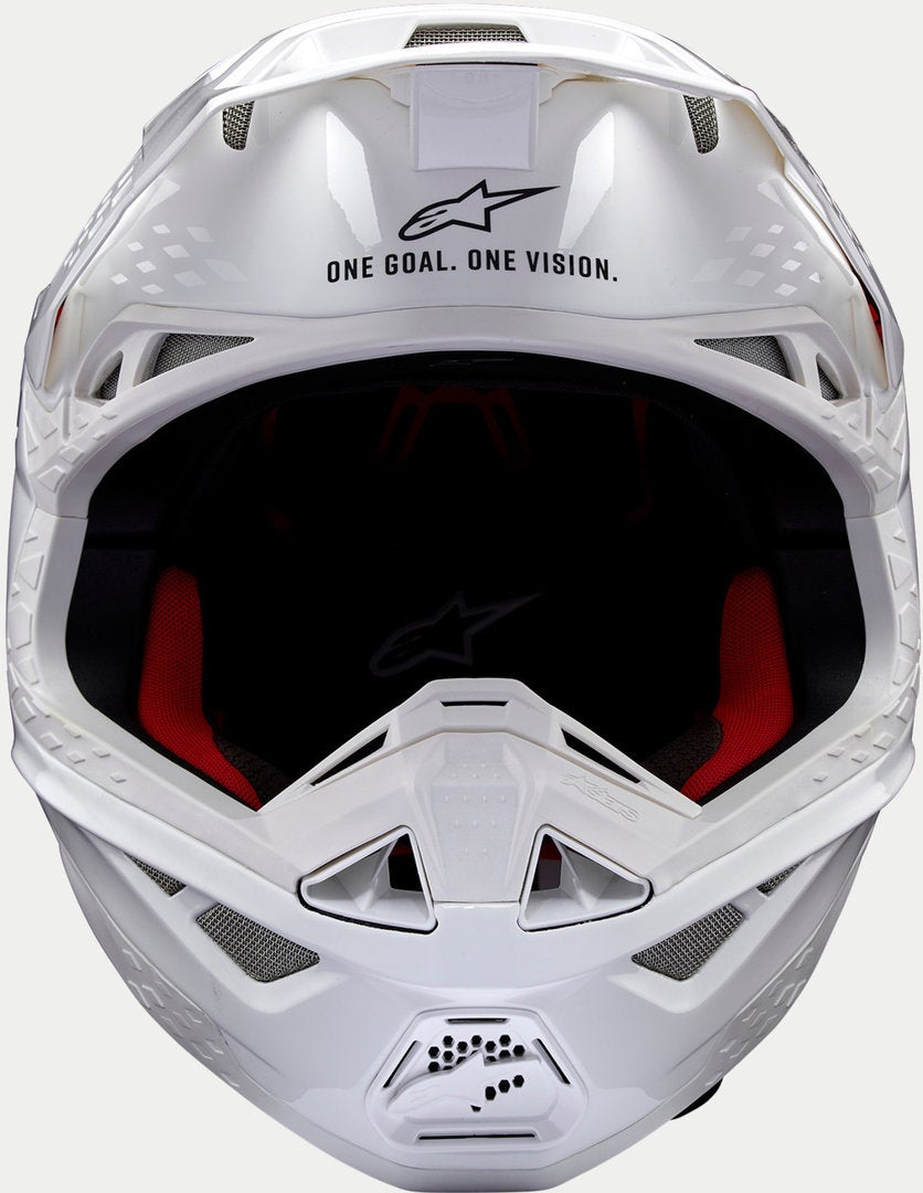 Alpinestars Supertech S-M10 Solid 2024 Motocross Helm weiß XXL (63/64) Abbildung 7