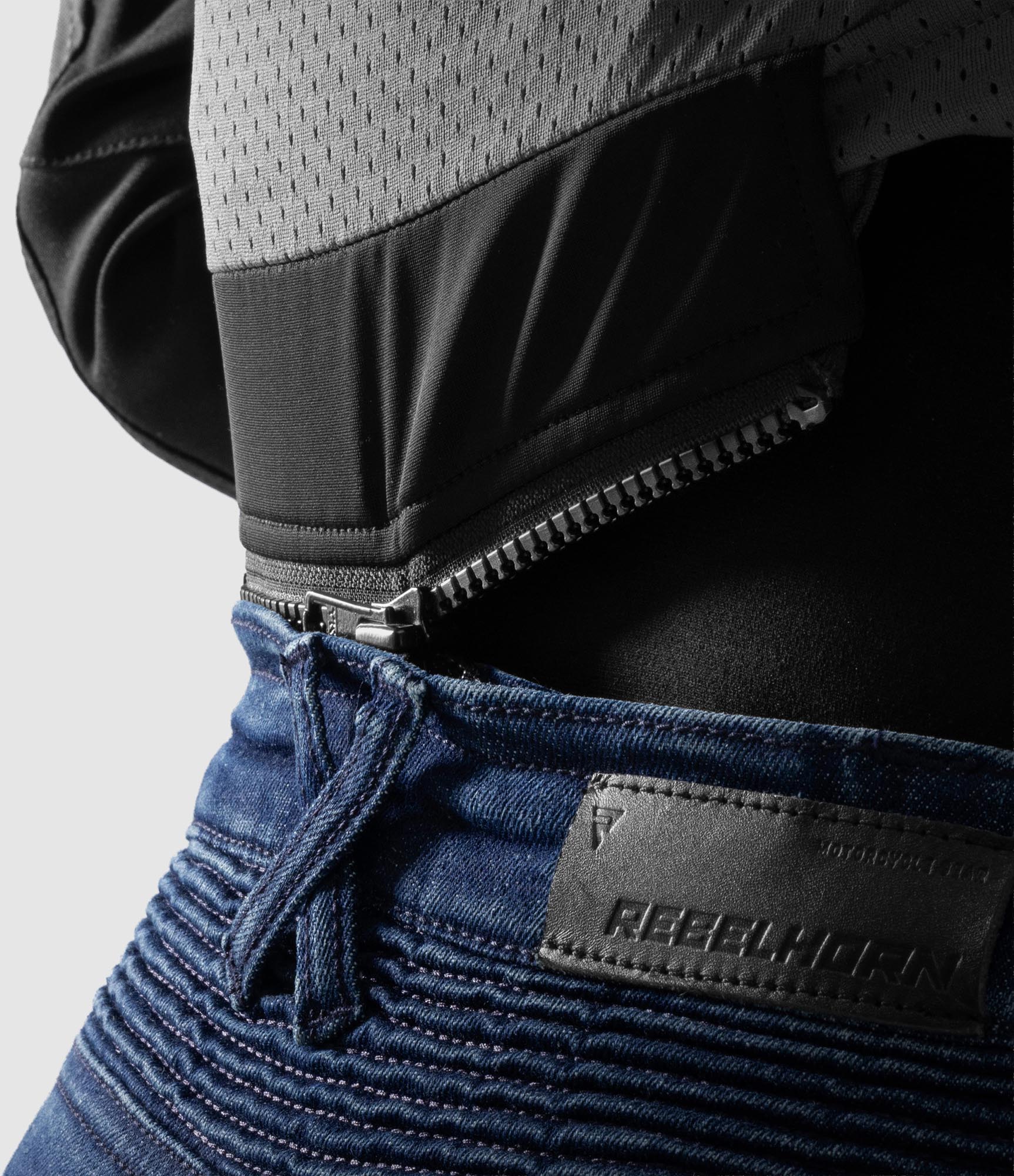 Rebelhorn Agness 2 Damer motorcykeljeans Blå udvasket 40/30 Figur 12
