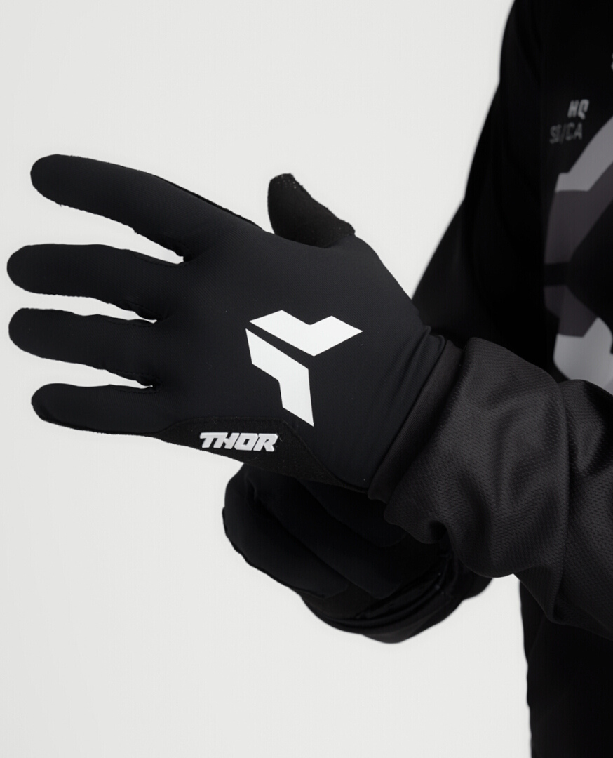Thor Sportmode Iconic Mănuși de motocross alb/negru M Figura 4