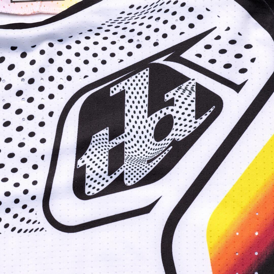 Troy Lee Designs SE Ultra Optic Maglia da motocross nero/bianco/rosso/giallo M Figura 9