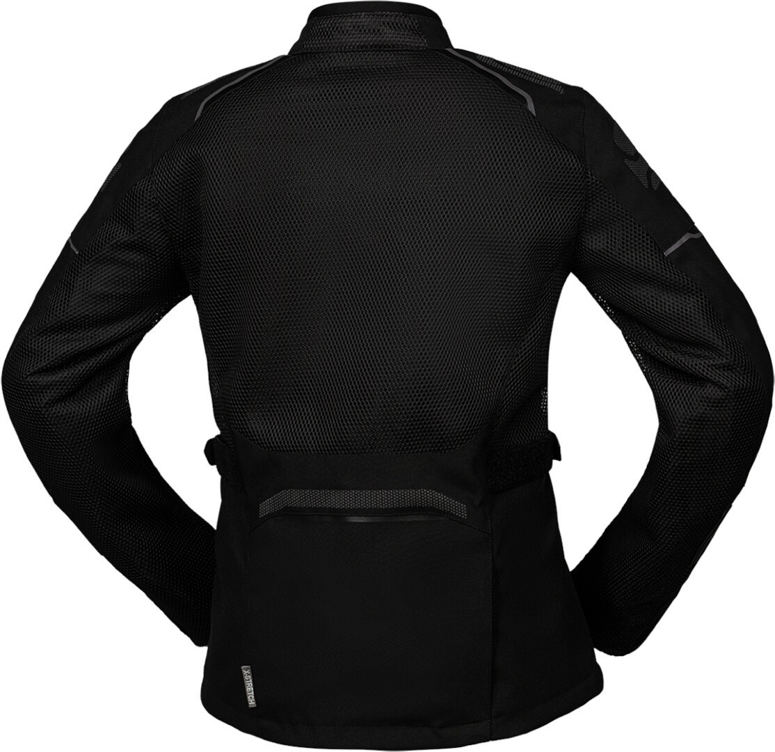 IXS Tourster-Big Air 1.0 Mesh Damer Motorcykel Textil Jacka svart S Figur 2