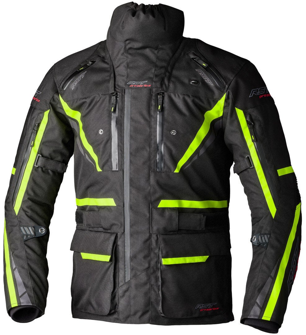 RST Pro Series Paragon 7 Motorrad Textiljacke schwarz/neon M Abbildung 1