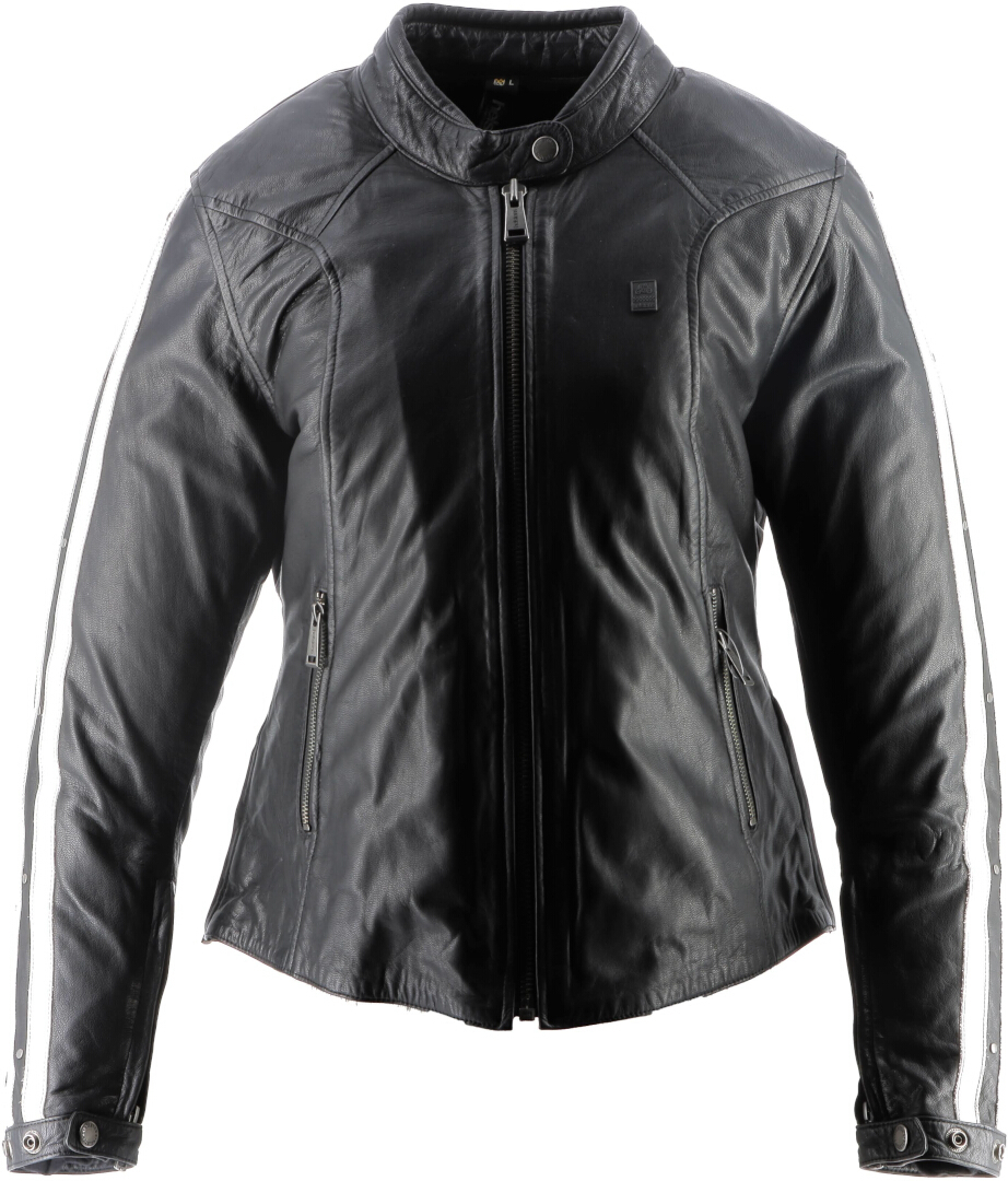 Helstons Victoria Jachetă de piele pentru motociclete pentru doamne negru S Figura 1
