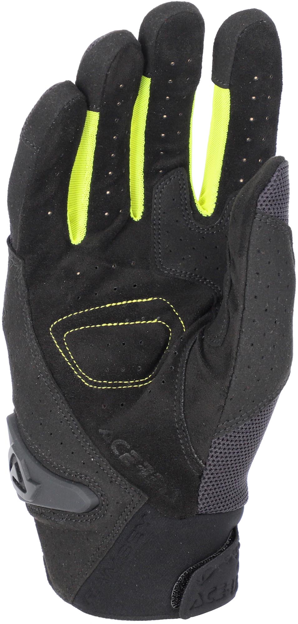 Acerbis Ramsey My Vented Pro Mesh Motorcykelhandsker sort/gul XL Figur 2
