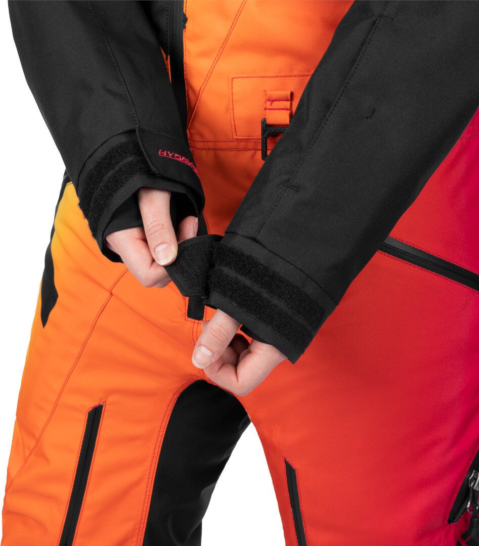 Side view of FXR CX Lite Sunrise Ladies One Piece Snowmobile Suit