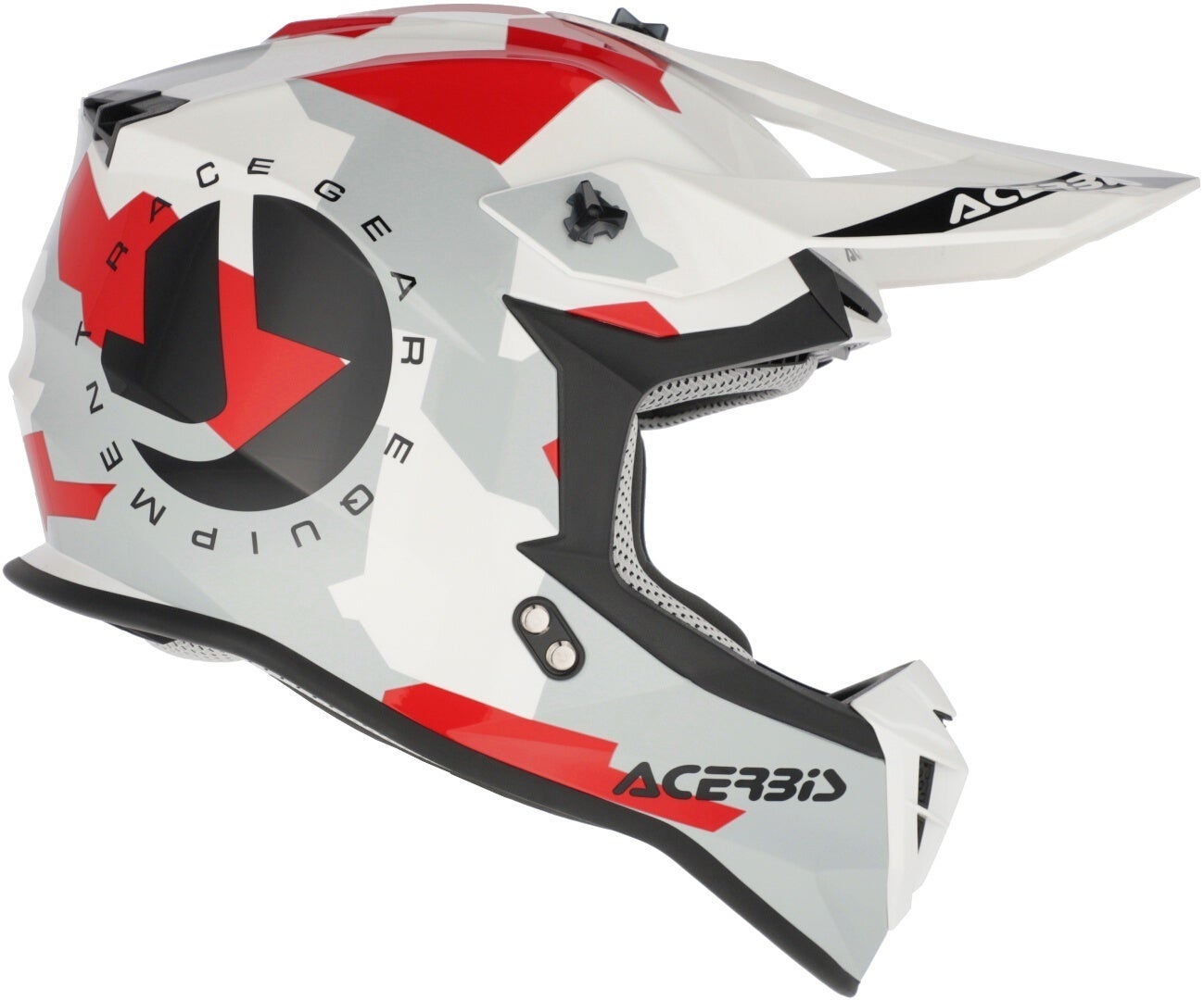 Acerbis Linear Graphic Motorcross Helm wit/rood/grijs XL (61/62) Figuur 7