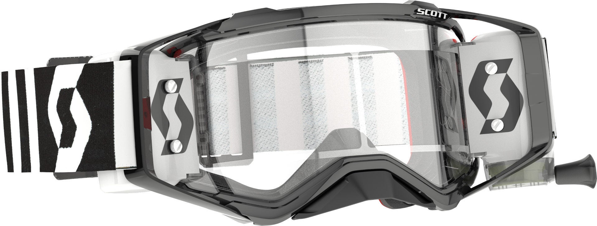Scott Prospect WFS Racing Óculos de Motocross Preto/Branco Figura 1