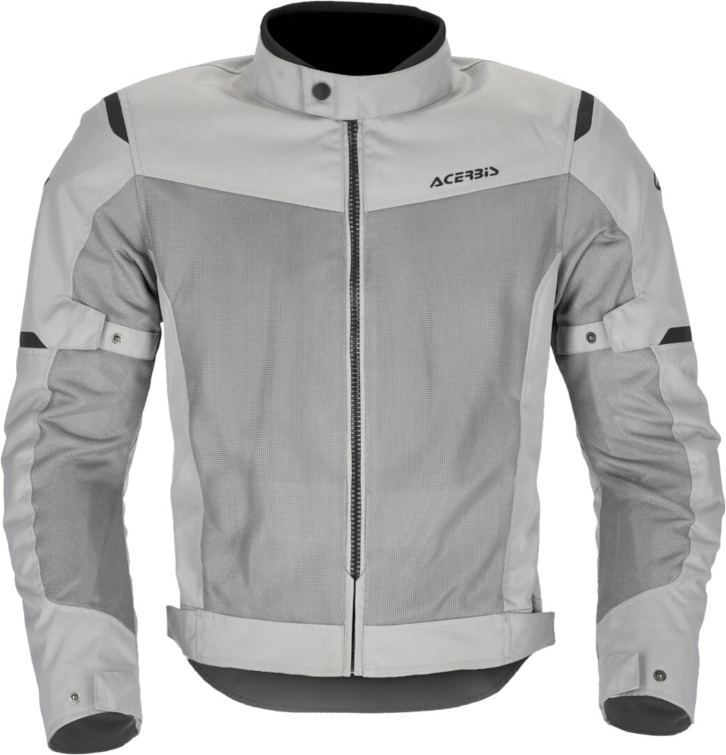 Acerbis Ramsey Vented 2.0 Mesh Motorrad Textiljacke hellgrau XL Abbildung 9