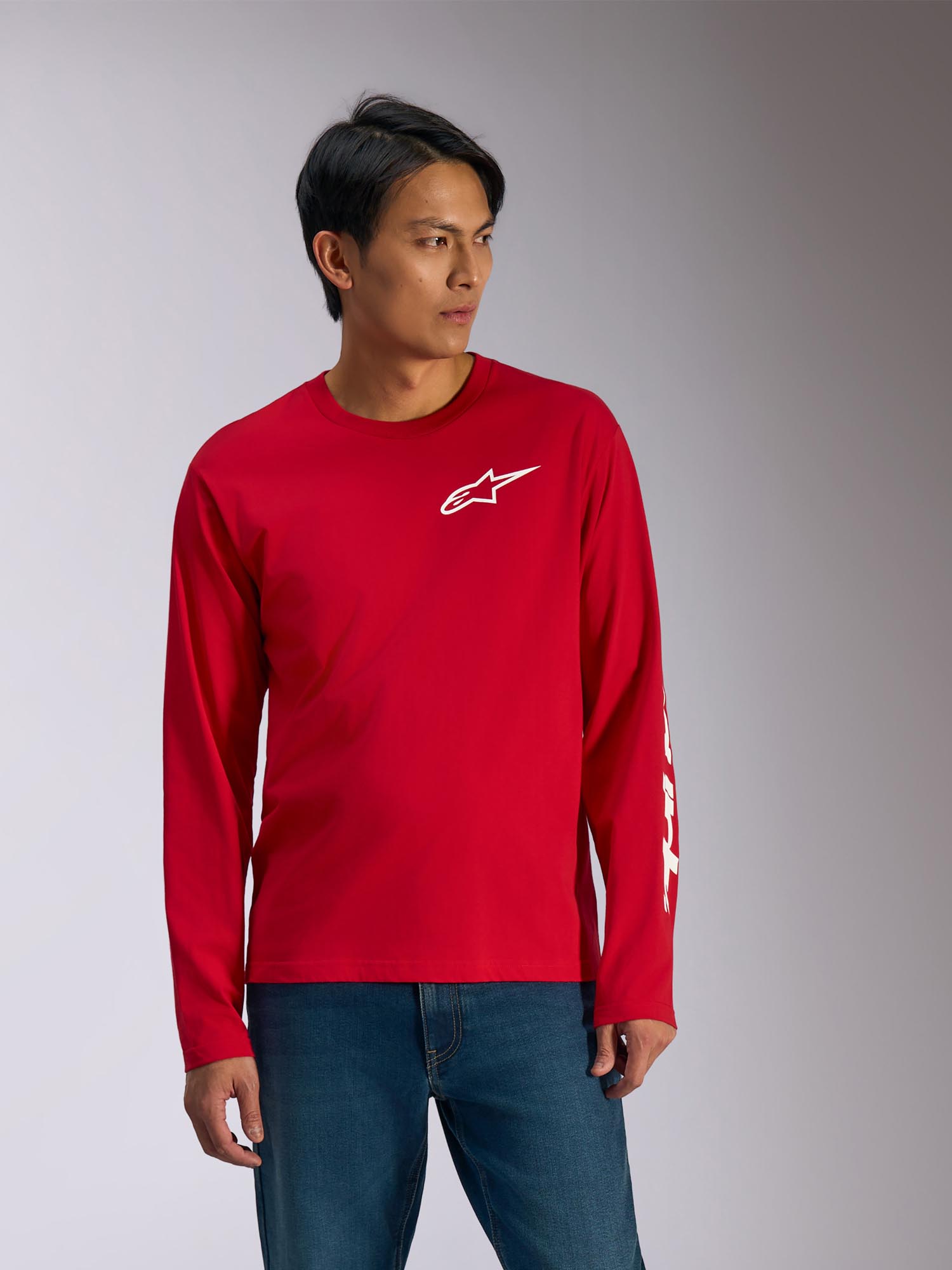 Alpinestars Trackside CSF Langarmshirt rot/weiß L Abbildung 5