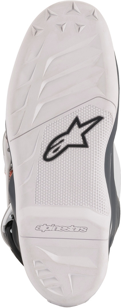 Alpinestars Tech 7S Botas de Motocross Juvenil Cinza/Branco/Laranja 35,5 Figura 2