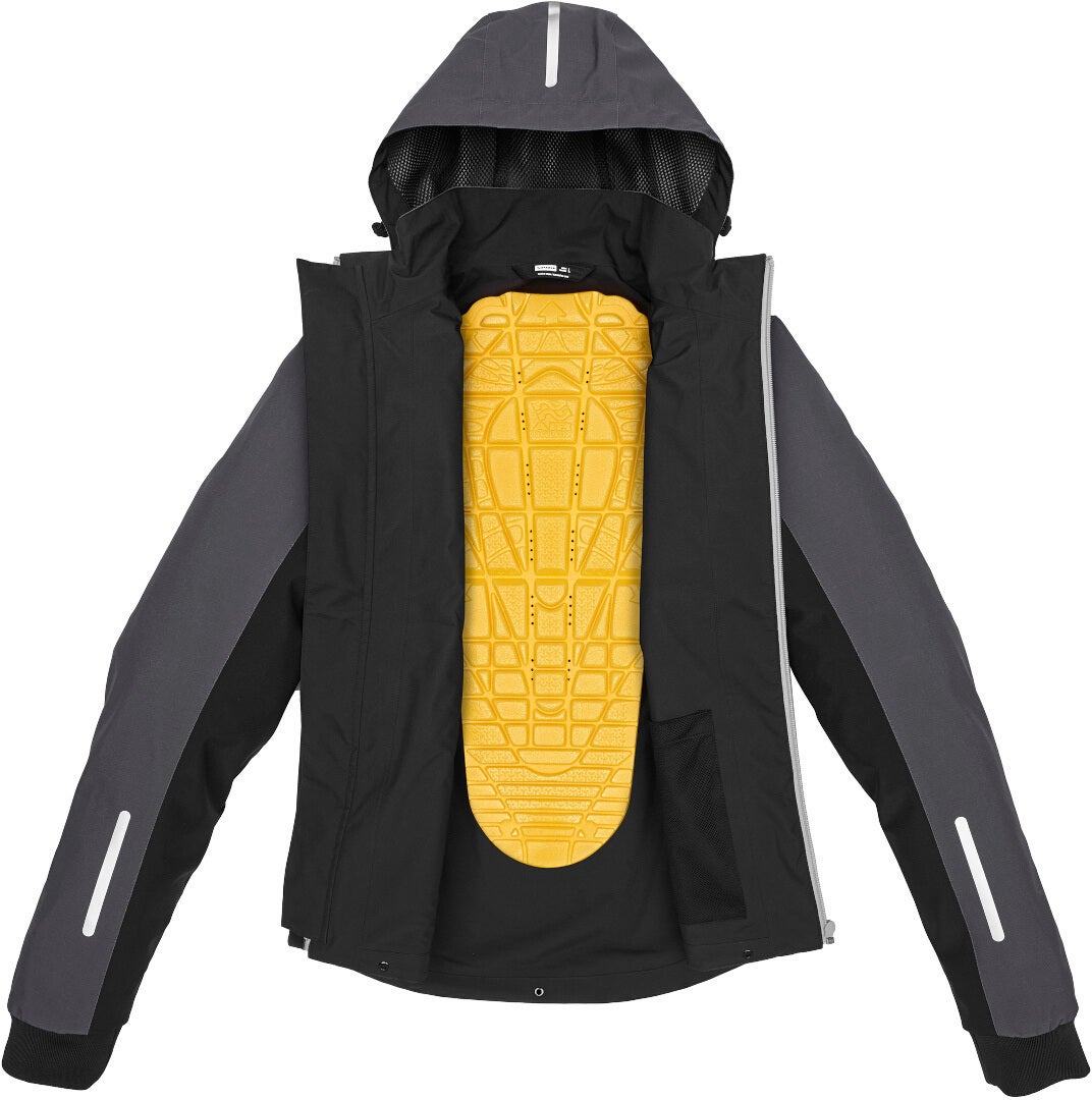 Spidi H2Out II Sweat à capuche de moto imperméable noir/rouge XL Figure 4