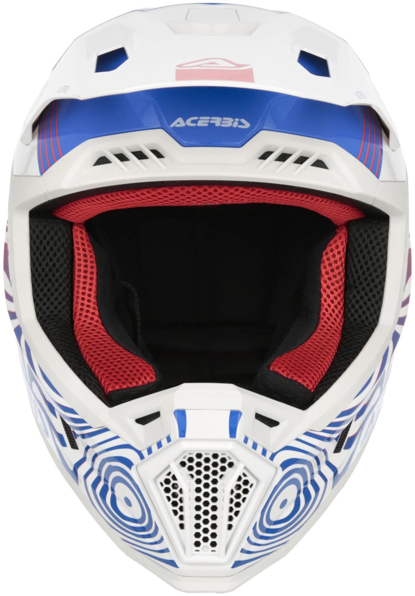 Acerbis Whoops Graphic Capacete de Motocross branco/azul/vermelho XXL (63/64) Figura 4